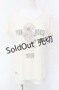 PINK HOUSE / メリーソートコラボTシャツ M アイボリー O-25-07-29-004-LO-TO-OW-OS