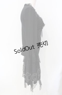 画像3: Qutie Frash / カップ入り蜘蛛の巣レースカットソー【旧タグ】  ブラック O-25-07-29-027-QU-TO-IG-OS