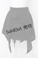 PEACE NOW / 前後ティアードスカート M ブラック O-25-07-29-030-PU-SK-IG-ZS