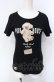 画像1: PINK HOUSE / メリーソートコラボTシャツ M クロ O-25-07-29-005-LO-TO-OW-OS (1)