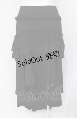 画像4: BPN / ウエストレースアップフィッシュテールランダムスカート M ブラック O-25-07-29-031-GO-SK-IG-OS