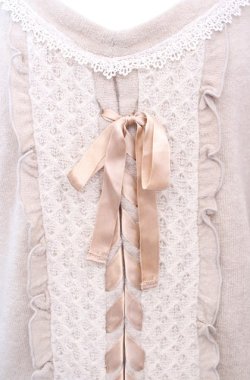 画像2: axes femme / レースアップニットプルオーバー M キナリ O-25-07-31-037-AX-TO-OW-OS