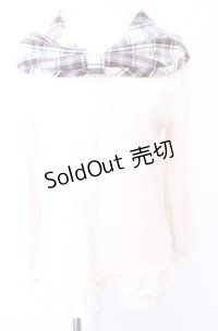 axes femme / ショールカラーニットプルオーバー M キナリ O-25-07-31-039-AX-TO-OW-OS
