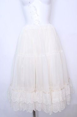 画像1: Melody BasKet / Cotton candyパニエ  生成り O-25-07-31-043-LO-SK-IG-OS