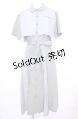 axes femme / パッチワークワンピース F カーキグリーン O-25-07-31-046-AX-OP-OW-OS