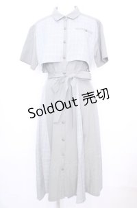 axes femme / パッチワークワンピース F カーキグリーン O-25-07-31-046-AX-OP-OW-OS