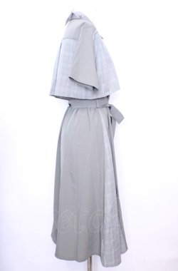 画像3: axes femme / パッチワークワンピース F カーキグリーン O-25-07-31-046-AX-OP-OW-OS