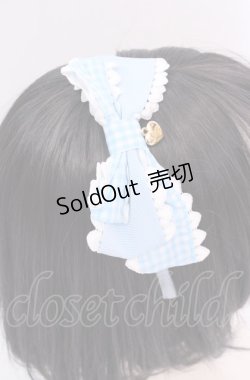 画像2: Angelic Pretty / Lovelyギンガムカチューシャ  サックス O-25-07-31-006-AP-AC-IG-OS