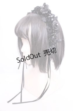 画像1: atelierBeatrice / Rose pearlカチューシャ  クロ O-25-07-31-1056-PU-AC-OW-OS