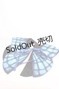 Royal Princess Alice / Fairy Butterfly2025　つけ襟  アオ×クロ O-25-07-31-1058-LO-ZA-OW-OS