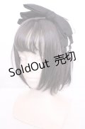 metamorphose / レースリボンカチューシャ  クロ×シロ O-25-07-31-1062-ME-AC-OW-OS