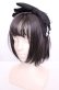 画像1: metamorphose / レースリボンカチューシャ  クロ×シロ O-25-07-31-1062-ME-AC-OW-OS (1)