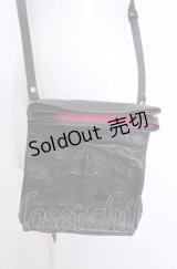 zerone-ゼローネ- / 十字架と羽ショルダーバッグ  ブラック O-25-07-31-1005-PU-BG-OW-OS
