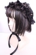 HAPPINYASS / レースアップヘッドドレス  クロ×ゴールド O-25-07-31-1067-LO-AC-OW-OS