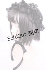 HAPPINYASS / レースアップヘッドドレス  クロ×ゴールド O-25-07-31-1067-LO-AC-OW-OS