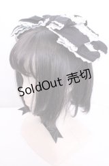 ALICE and the PIRATES / Dolly Ribbonヘッドドレス  クロ×シロ O-25-07-31-1068-PA-AC-OW-OS