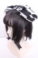 画像1: ALICE and the PIRATES / Dolly Ribbonヘッドドレス  クロ×シロ O-25-07-31-1068-PA-AC-OW-OS (1)