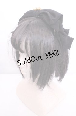 画像1: metamorphose / 和風リボンカチューシャ  クロ O-25-07-31-1070-ME-AC-OW-ZT208-F002