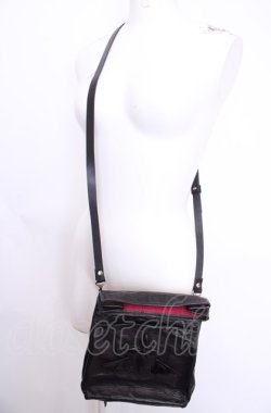 画像2: zerone-ゼローネ- / 十字架と羽ショルダーバッグ  ブラック O-25-07-31-1005-PU-BG-OW-OS