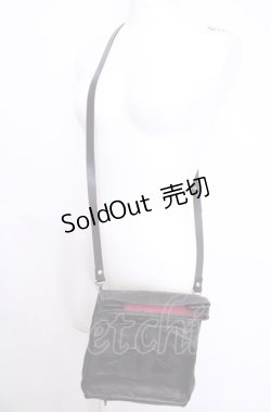 画像2: zerone-ゼローネ- / 十字架と羽ショルダーバッグ  ブラック O-25-07-31-1005-PU-BG-OW-OS