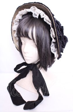 画像1: Hoshibako Works / 西洋人形魔法ボンネット  クロ O-25-07-31-1076-LO-AC-OW-OS