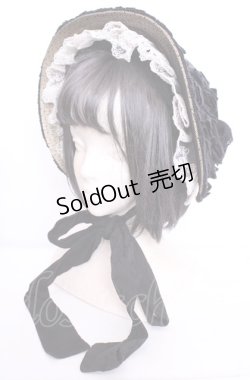 画像1: Hoshibako Works / 西洋人形魔法ボンネット  クロ O-25-07-31-1076-LO-AC-OW-ZT0803N