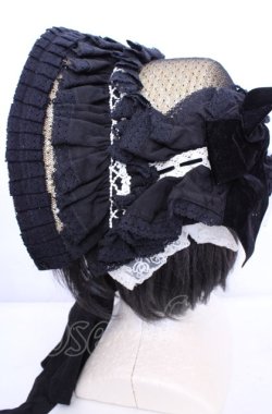 画像2: Hoshibako Works / 西洋人形魔法ボンネット  クロ O-25-07-31-1076-LO-AC-OW-OS