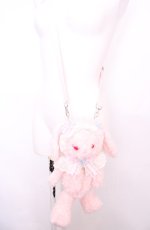画像2: BABY,THE STARS SHINE BRIGHT / SA・KU・RA Papillonage うさくみゃちゃんポシェット  ピンク O-25-07-31-1078-BA-BG-OW-OS (2)