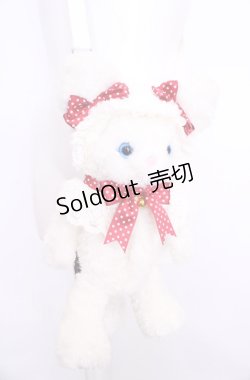 画像1: BABY,THE STARS SHINE BRIGHT / ねこくみゃポシェット  シロ O-25-07-31-1079-BA-BG-IG-OS