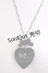 Eri Aino's collaboration / AE*ハートネックレス  クロ O-25-07-31-1006-LO-AC-OW-OS
