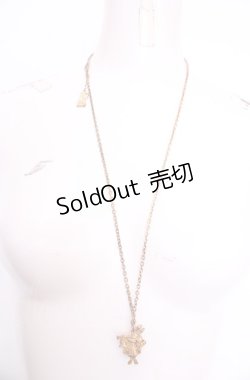 画像2: Emily Temple cute / トランプうさぎネックレス  アンティークゴールド O-25-07-31-1082-ET-AC-OW-OS