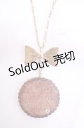 Emily Temple cute / ビスケットリボンネックレス  ブラウン×ゴールド O-25-07-31-1083-ET-AC-OW-OS