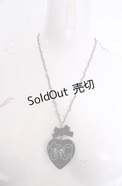 画像2: Eri Aino's collaboration / AE*ハートネックレス  クロ O-25-07-31-1006-LO-AC-OW-OS