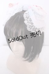 BABY,THE STARS SHINE BRIGHT / SA KU RAくみゃちゃん柄カチューシャ  サックス O-25-07-31-1091-BA-AC-OW-OS