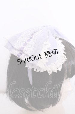 画像2: BABY,THE STARS SHINE BRIGHT / からみ３段ティアードジャンパースカートセットのカチューシャ単品  ラベンダー O-25-07-31-1092-BA-AC-OW-OS