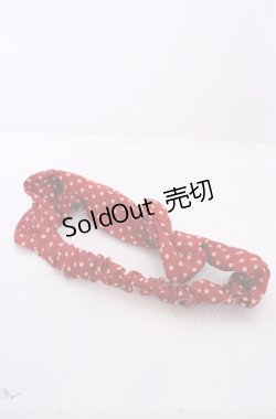 画像1: WORLD WIDE LOVE！(Rydia) / ドットヘアバンド  レッド O-25-07-31-1097-PU-ZA-OW-ZT208-F004