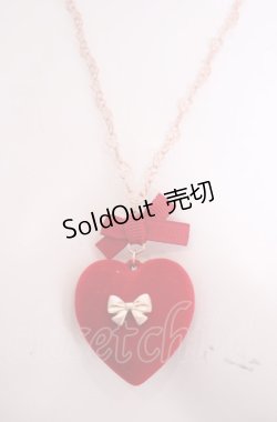 画像1: Eri Aino's collaboration / AE*ハートネックレス  アカ O-25-07-31-1008-LO-AC-OW-OS