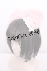 BABY,THE STARS SHINE BRIGHT / Ruban de Noel Neigeリボンカチューシャ  ピンク O-25-07-31-1105-BA-AC-OW-OS