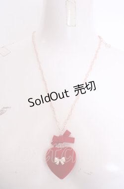 画像2: Eri Aino's collaboration / AE*ハートネックレス  アカ O-25-07-31-1008-LO-AC-OW-OS
