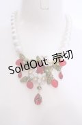 Atelier＊Silencio / ワイルドストロベリー　リトルレディネックレス  アカ×シロ O-25-07-31-1009-LO-AC-OW-OS
