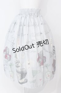 Melody BasKet / Alice in Melodylandスカート M サックス O-25-07-31-1122-LO-SK-OW-OS