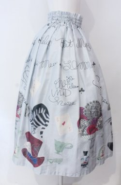 画像2: Melody BasKet / Alice in Melodylandスカート M サックス O-25-07-31-1122-LO-SK-OW-OS