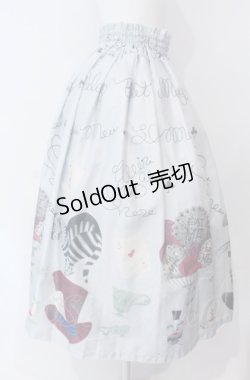 画像2: Melody BasKet / Alice in Melodylandスカート M サックス O-25-07-31-1122-LO-SK-OW-OS