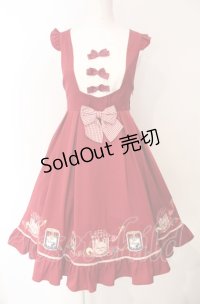 Amavel / Fruits Berry Jamジャンパースカート  アカ O-25-07-31-1125-CA-OP-IG-OS