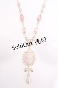 薫乃園 / レディ　ロングペンダント  ピンク O-25-07-31-1011-LO-AC-OW-ZT486-F002