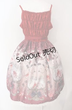画像4: Enchantlic Enchantilly / 金魚の宝石箱 シャンタンジャンパースカート  茜色 O-25-07-31-1128-LO-OP-OW-OS