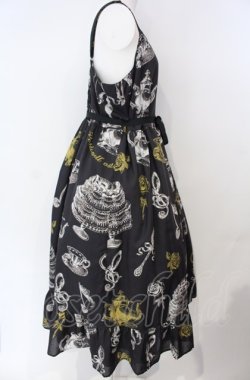 画像3: Perla nell' ostrica / Little banquet Jumper Skirt　ジャンパースカート  クロ O-25-07-31-1131-EL-OP-OW-OS