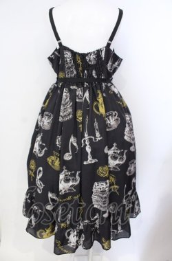 画像4: Perla nell' ostrica / Little banquet Jumper Skirt　ジャンパースカート  クロ O-25-07-31-1131-EL-OP-OW-OS