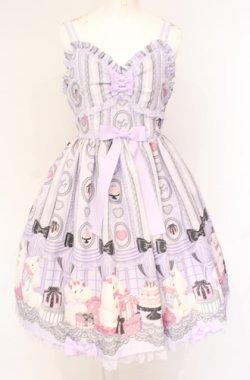 画像2: Angelic Pretty / Princess Puppyジャンパースカート  ラベンダー O-25-07-31-1133-AP-OP-OW-OS