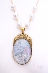 LOLITAその他 / 紫陽花カボションネックレス  ゴールド O-25-07-31-1012-LO-AC-OW-OS